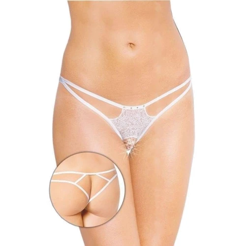 Женские стринги SoftLine G-String 2454, S/L (white)