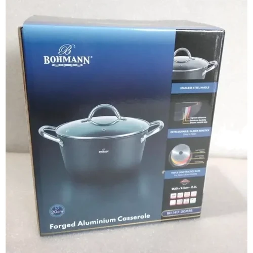 Кастрюля Bohmann 28 см 6.2 л (1417-28-MRB-BH): Объем, л 6.2
