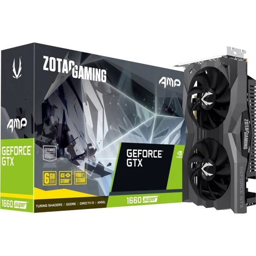 Відеокарта Zotac GeForce GTX 1660 SUPER AMP 6GB (ZT-T16620D-10M)