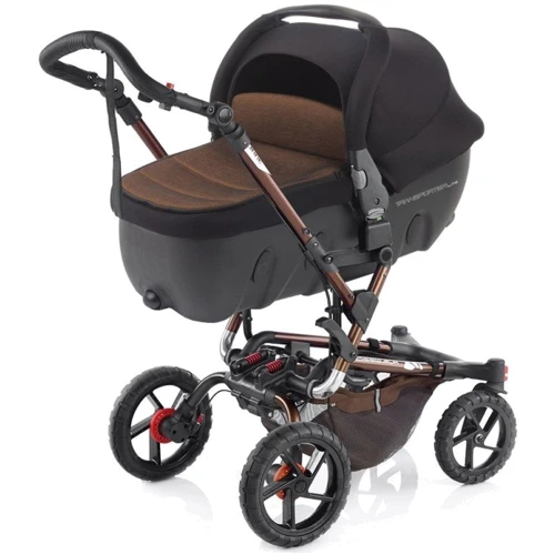 Універсальна коляска 2в1 Jane Crosswalk Transporter Lite Brown (S52): Можливість встановлення люльки є