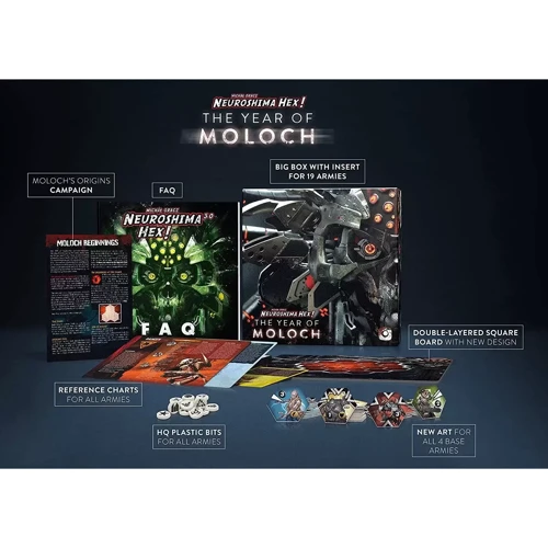 Настольная игра Portal Games Neuroshima Hex 3.0 The Year of Moloch - EN (Нейрошима Хекс 3.0 Год Молоха): Производитель Portal Games
