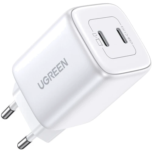 Зарядное устройство Ugreen Wall Charger 2xUSB-C CD294 45W White (15327)