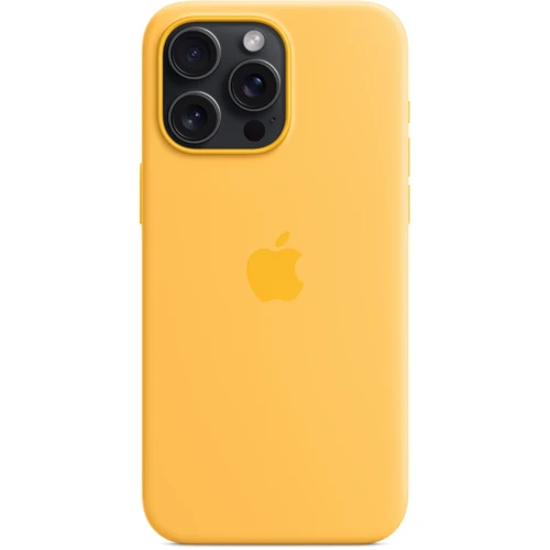 Чехол для iPhone Apple iPhone 15 Pro Max Silicone Case with MagSafe - Sunshine (MWNP3ZM/A): Тип чехла накладка на заднюю часть