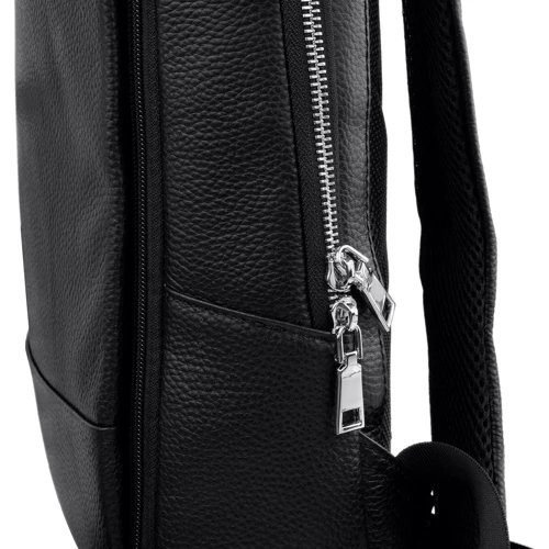 Мужской рюкзак Vito Torelli черный (VT-6475-black): Материал Натуральная кожа
