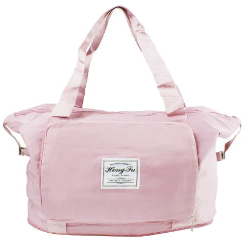 Жіноча дорожня сумка Valiria Fashion рожева (5DETAA2636-rose): Матеріал Текстиль