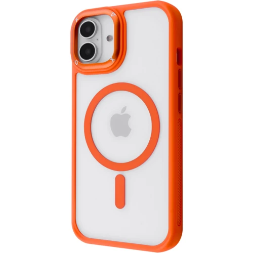 Чехол для iPhone Proove Clear Essence Case with Magnetic Ring Orange for iPhone 16
