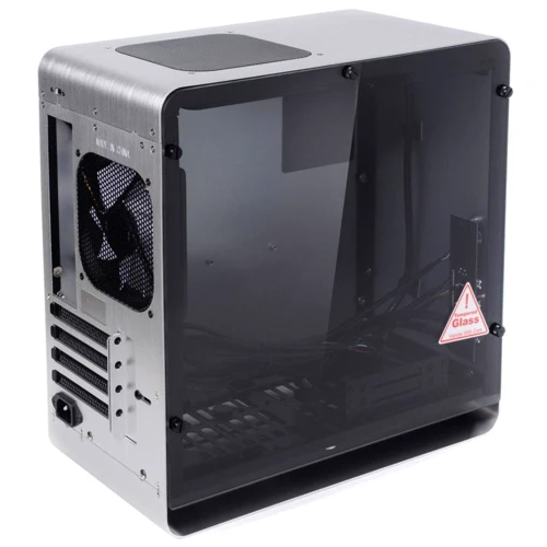 Корпус QUBE Eagle Silver (QBX3M_WSNU3): Форм-фактор материнской платы MicroATX/Mini-ITX