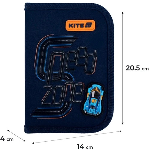 Набор Kite рюкзак + пенал + сумка для обуви 555 Speed Zone (SET_K25-555S-3): Цвет синий