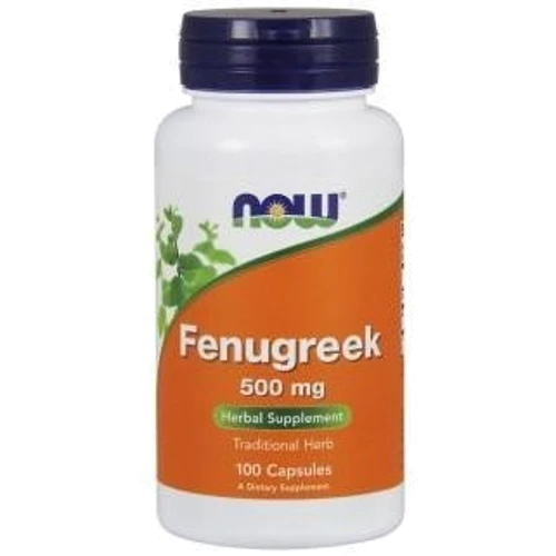 NOW Foods Fenugreek 500 mg 100 caps (Пажитник)