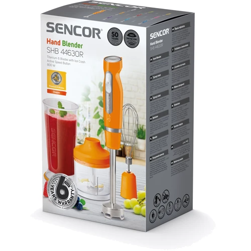 Блендер Sencor SHB 4463OR: Тип погружной