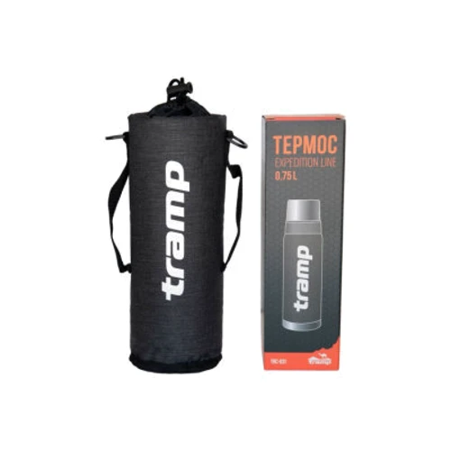 Термочохол Tramp для термоса 0,75 л сірий (TRA-289-grey-melange): Об'єм, л 0.75