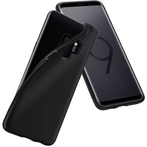 Чехол для телефонов Spigen Liquid Crystal Matte Black (592CS22825) for Samsung G960 Galaxy S9: Материал TPU (термополиуретан)