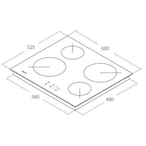 Варочная поверхность электрическая AKPO PIA 6082502