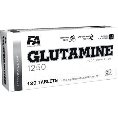 Амінокислота для спорту Fitness Authority Nutrition Glutamine 1250 120 tabs