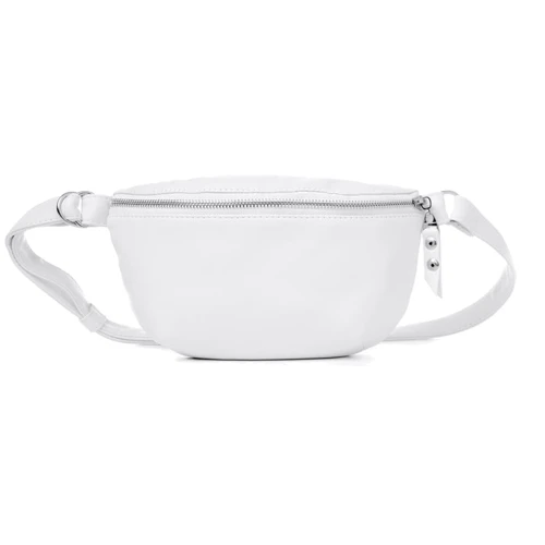 Женская поясная сумка Sambag Polo SQO белая (86129008)