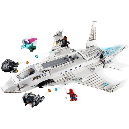 Конструктор LEGO Super Heroes Реактивний літак Старка і атака дрона (76130): Кількість деталей, шт. 504