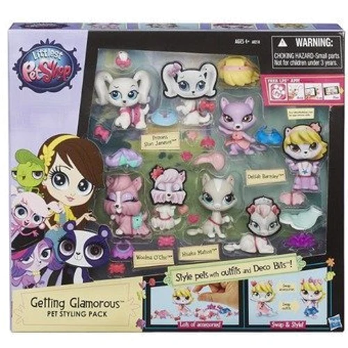 Hasbro 4 тваринки з аксесуарами Little Pet Shop (A8218)