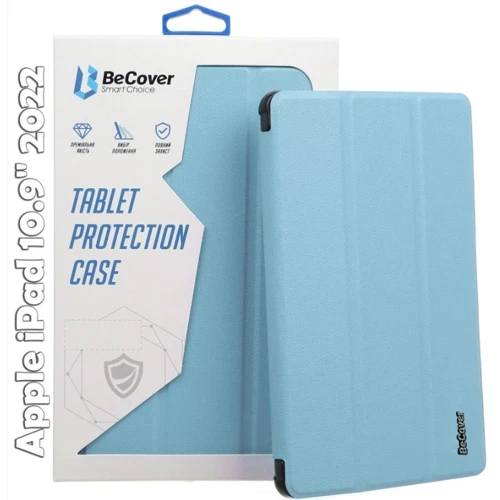 Аксессуар для iPad BeCover Smart Case Light Blue for iPad 10.9 (2022 / 2024) / iPad 11 2025 (709193)