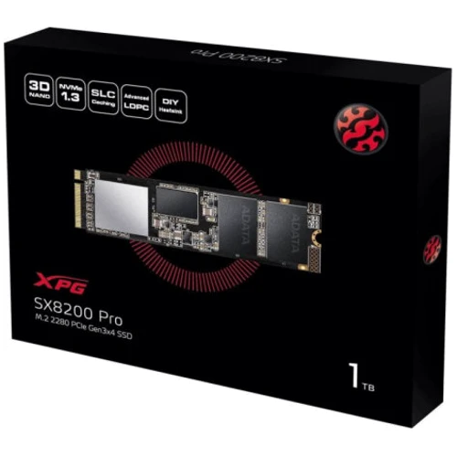 ADATA XPG SX8200 Pro 1 TB (ASX8200PNP-1TT-C): Інтерфейс підключення M.2 (PCI-E)