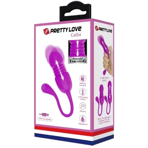 Виброяйцо с возвратно-поступательным движением Pretty Love - Callie, BI-014892