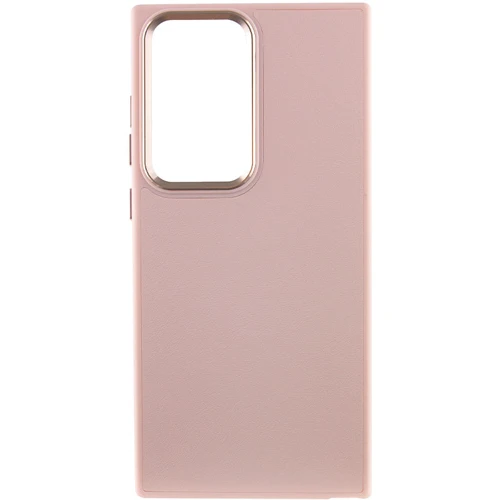 Чехол для телефонов TPU Case Bonbon Leather Metal Style Light Pink for Samsung S918 Galaxy S23 Ultra