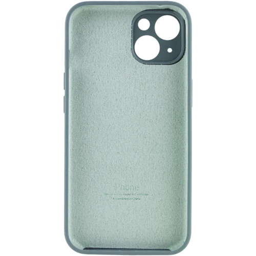 Чехол для iPhone Mobile Case Silicone Case Full Camera Protective Pine Green for iPhone 15: Цвет зеленый