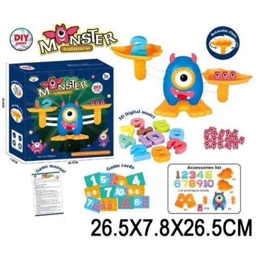 Игра-балансир детская математическая Сохрани баланс Монстрик (BS777): Производитель Noname