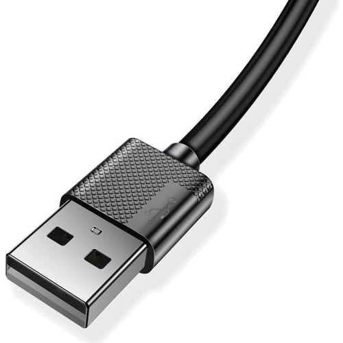 Кабель T-PHOX USB Cable to microUSB Nets 2m Black (T-M801(2) black) фото 3