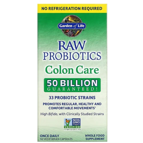 

Garden of Life Raw Probiotics Пробиотики 30 вегетарианских капсул.
