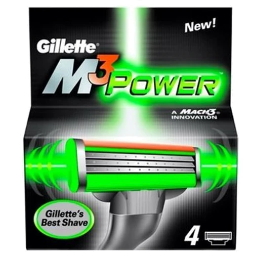 Gillette Mach3 Power Сменные кассеты для бритья 4 шт.