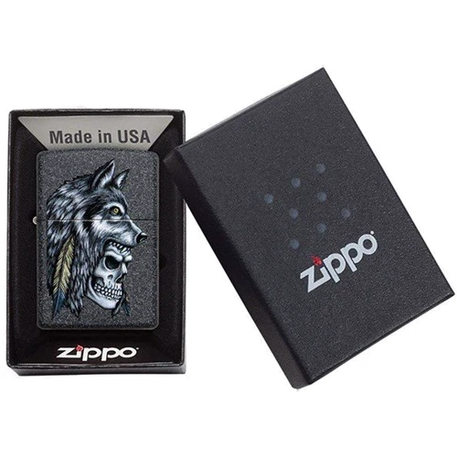 Зажигалка Zippo Wolf Skull Feather Design 29863: Производитель Zippo