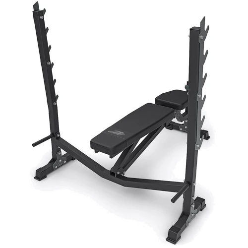 Скамья для жима и пресса Marbo Sport с подставками и отрицательным наклоном MS-L106 2.0 - (MR-29174)