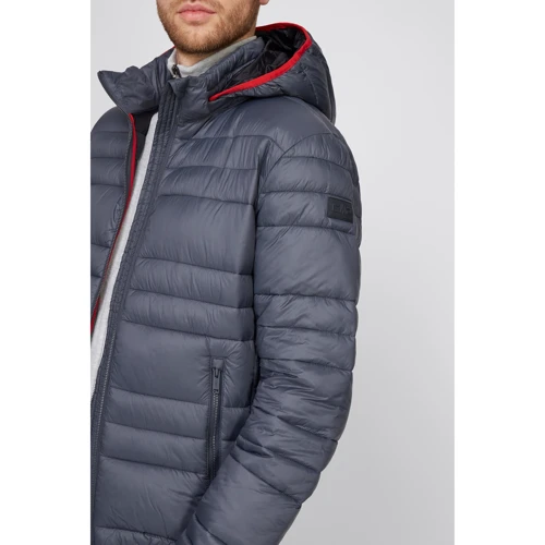 Куртка CMP Man Jacket Zip Hood Titanio 31K2717-U911 48 синя демісезонна з капюшоном: Довжина рукава Довгий