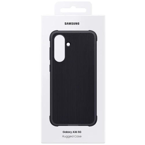Чехол для телефонов Samsung Rugged Case Black (EF-RA366CBEGWW) for Samsung A366 Galaxy A36: Пленка в комплекте нет