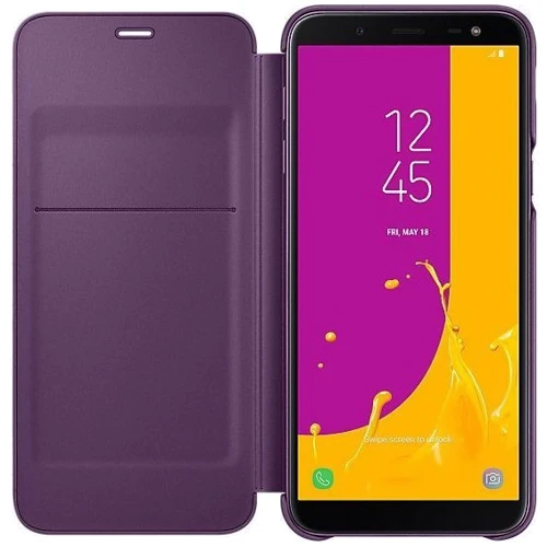 Чохол для телефона Samsung Flip Wallet Violet (EF-WJ600CVEGRU) for Samsung J600 Galaxy J6 2018 фото 6