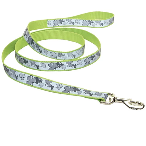 Світловідбивний повідець для собак Coastal Lazer Brite Reflective Leash 1.6х120 см конюшина