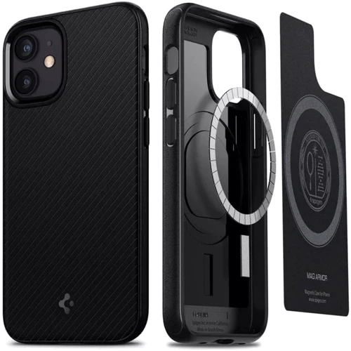Чехол для iPhone Spigen Core Armor Mag Matte Black (ACS01866) for iPhone 12 Mini фото 6
