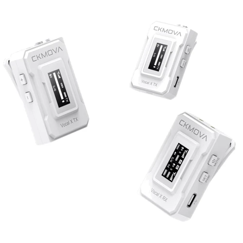 Микрофон беспроводной CKMOVA Vocal X V2W (Белый): Способ подключения Беспроводной