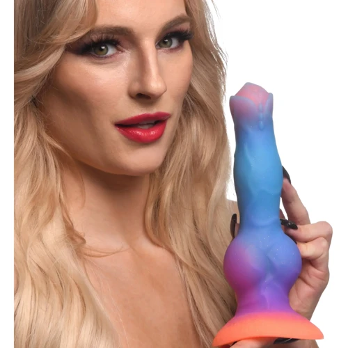 Фантазийный фаллоимитатор инопланетянина Creature Cocks Space Cock Glow-in-the-Dark Alien Dilldo (светится в темноте)