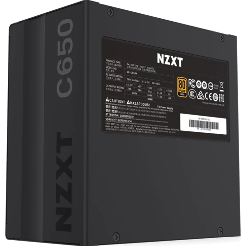 Блок питания NZXT C650 650W (NP-C650M-EU): Вентилятор задней стенки 120 мм
