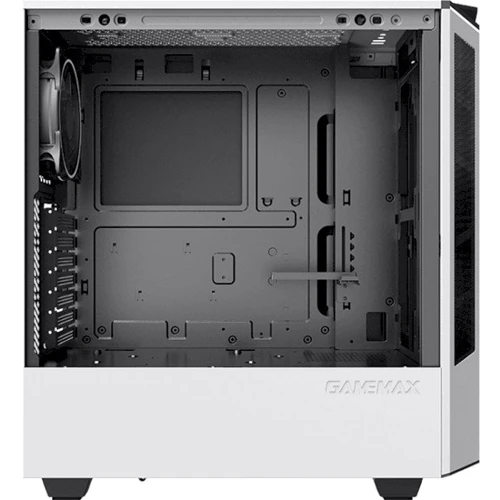 Корпус GameMax Paladin White: Материал передней панели сталь