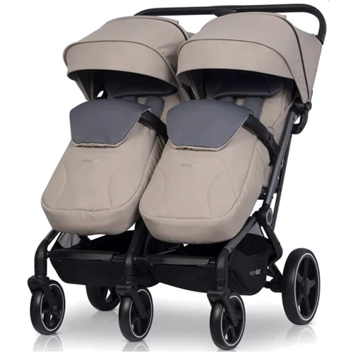 Прогулочная коляска для двойни Easy-Go Echo 2024 Savana Beige (EGECB24-02)