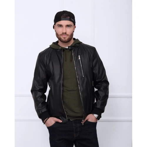 Куртка ISSA PLUS SA-142 48 чорна демісезонна