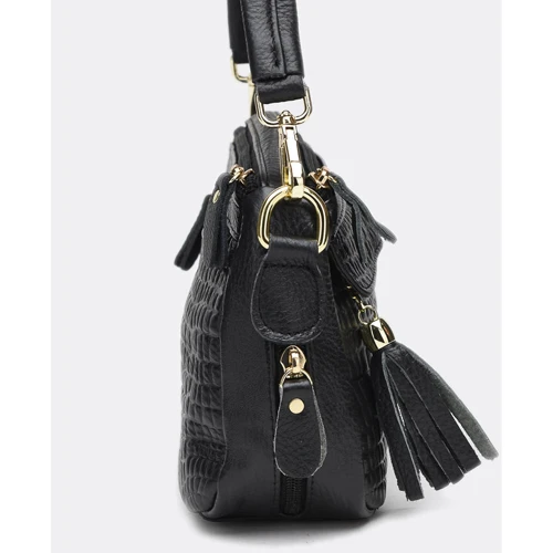 Женская сумка через плечо Keizer черная (k1028-black): Страна производитель Тайвань