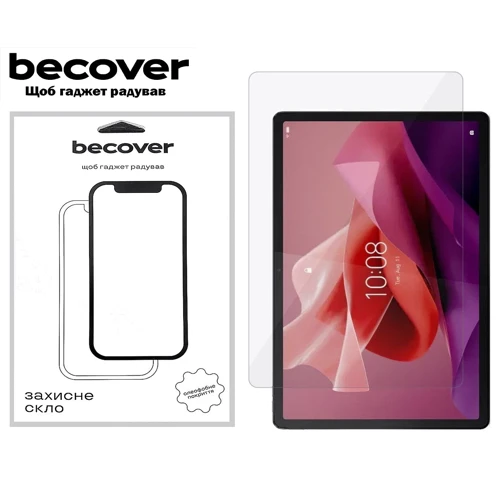 Аксессуар для планшетных ПК BeCover Tempered Glass Clear for Lenovo Tab Plus (711805): Цвет прозрачный