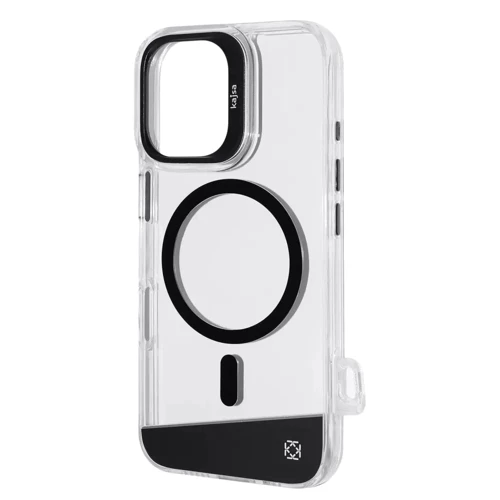 Чехол для iPhone Kajsa Aluminium Shield with Magnetic Ring Gun Metal for iPhone 16
