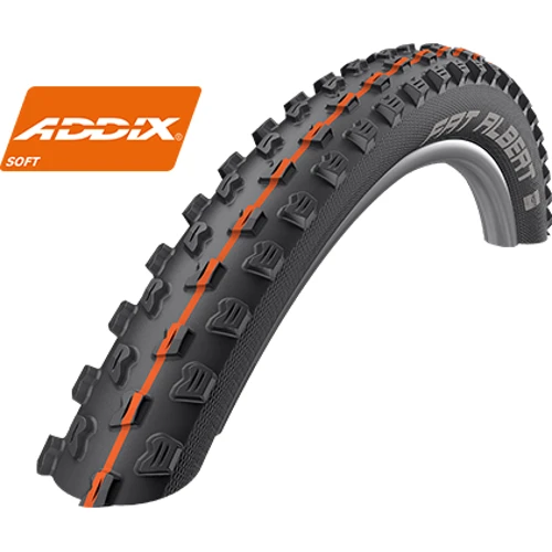 Покришка 27.5x2.35 650B (60-584) Schwalbe FAT ALBERT FRONT SnakeSkin TL-Easy Evolution Folding B / B-SK HS477 Addix Soft, 67EPI EK
