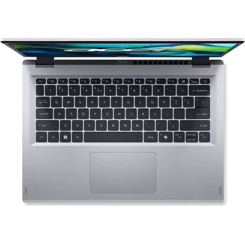 Ноутбук Acer Aspire Go 14 AG14-31P Pure Silver (NX.KX5EU.013): Процесор Intel Core i3-N305 (1.8 - 3.8 ГГц) / 8 - ядерный