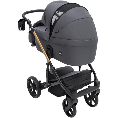 Коляска 2 в 1 Bair Onyx Soft OS-219 графит (680958): Ширина шасси 58.5 см
