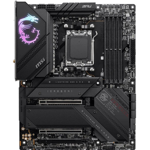 MSI MPG X670E CARBON WIFI: Оперативная память 4xDDR5 6000+ МГц, до 192 ГБ